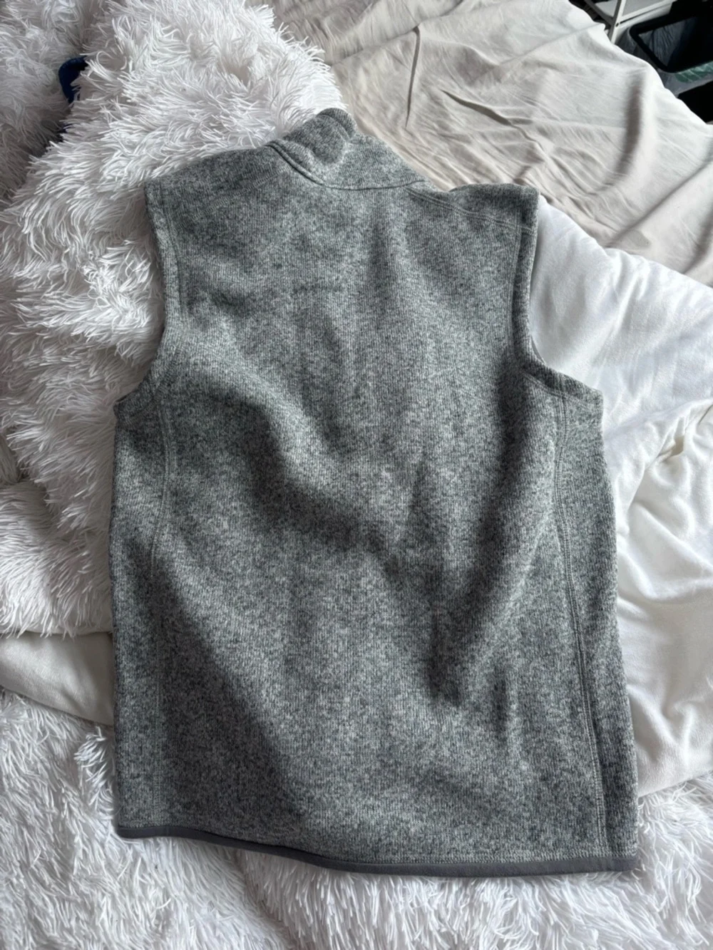 Patagonia Gray Fleece Vest - Mens/Unisex - Picture 5 of 6